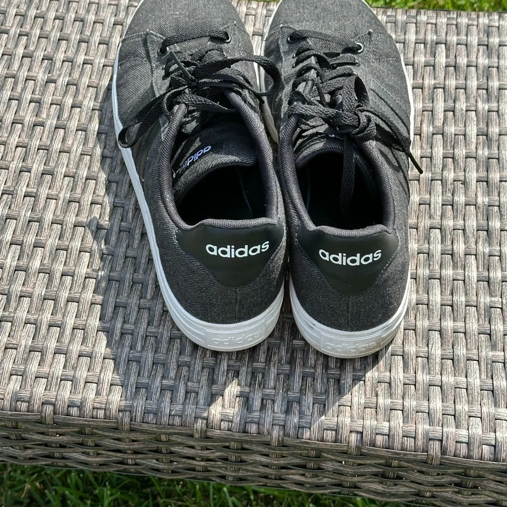 Adidas Black Sneakers with Suede Finish